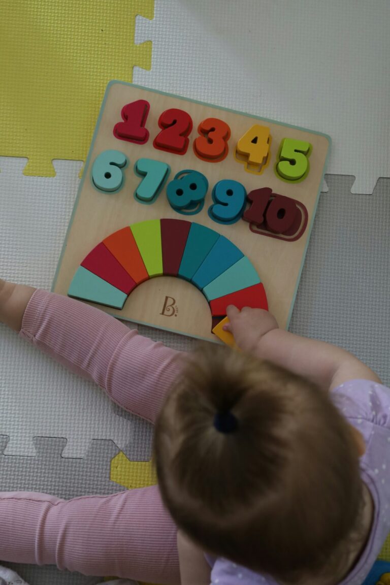 Child counting objects