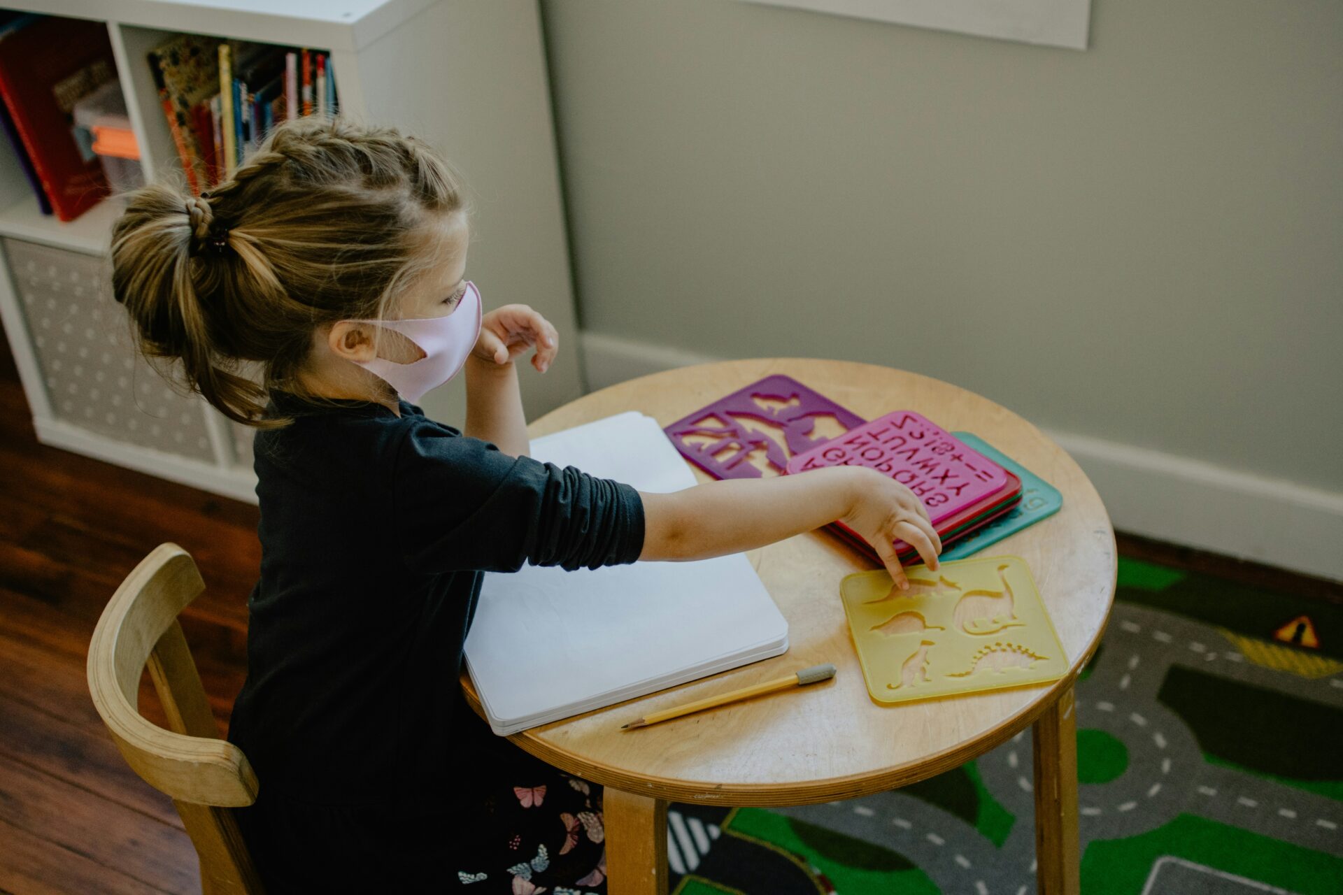Child working independently